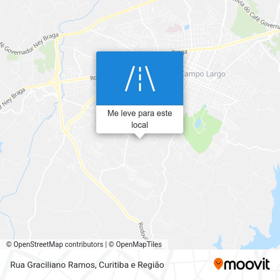 Rua Graciliano Ramos mapa