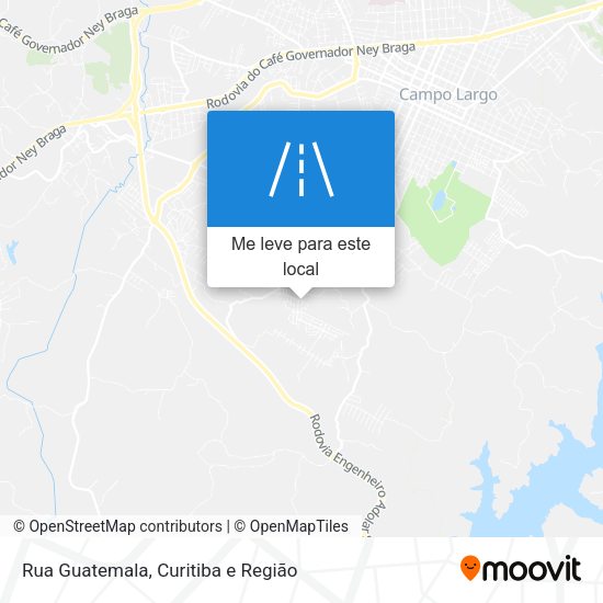 Rua Guatemala mapa