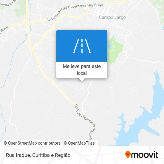 Rua Iraque mapa
