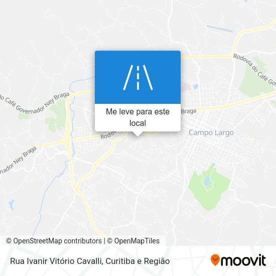 Rua Ivanir Vitório Cavalli mapa