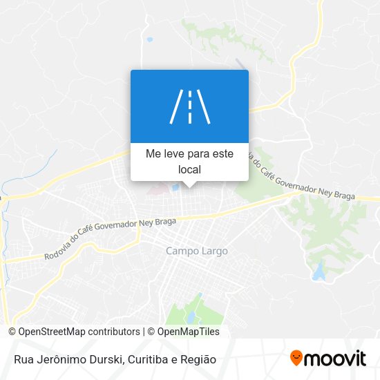 Rua Jerônimo Durski mapa
