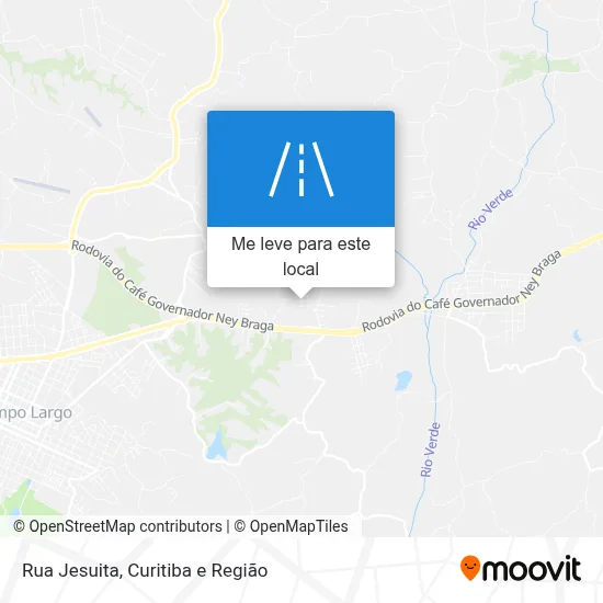 Rua Jesuita mapa