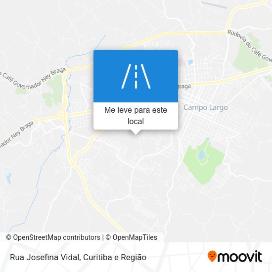 Rua Josefina Vidal mapa
