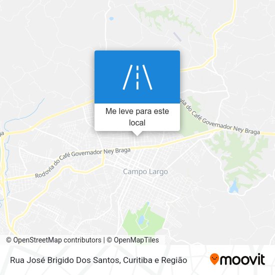 Rua José Brigido Dos Santos mapa