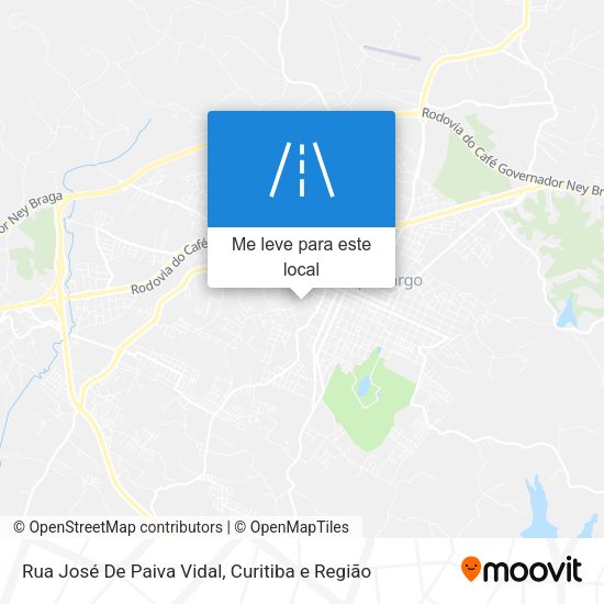 Rua José De Paiva Vidal mapa