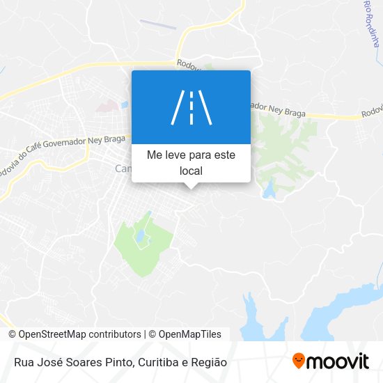 Rua José Soares Pinto mapa