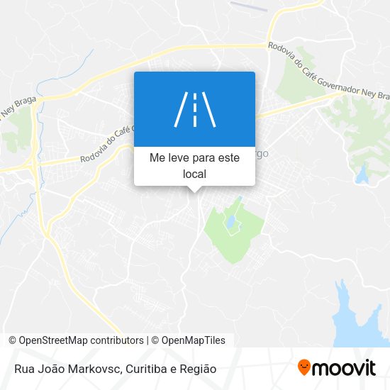Rua João Markovsc mapa