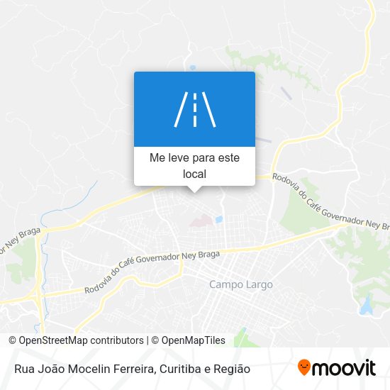 Rua João Mocelin Ferreira mapa