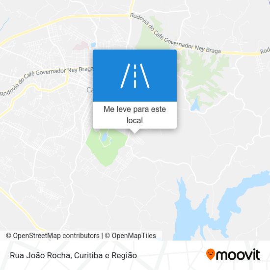 Rua João Rocha mapa