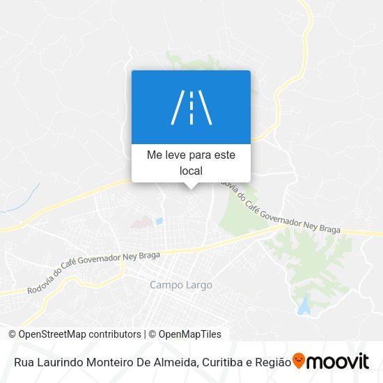 Rua Laurindo Monteiro De Almeida mapa