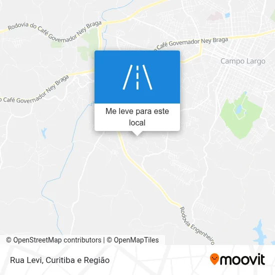Rua Levi mapa