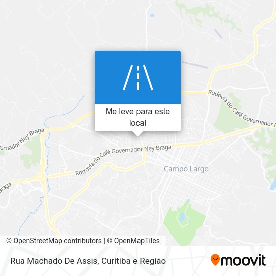 Rua Machado De Assis mapa