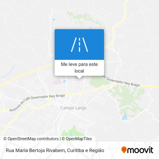 Rua Maria Bertoja Rivabem mapa