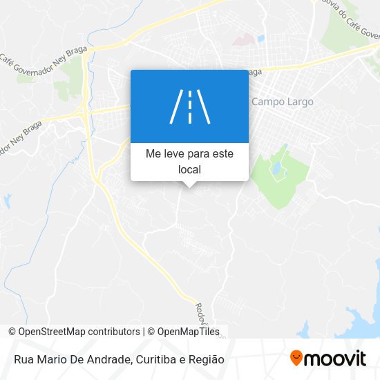 Rua Mario De Andrade mapa