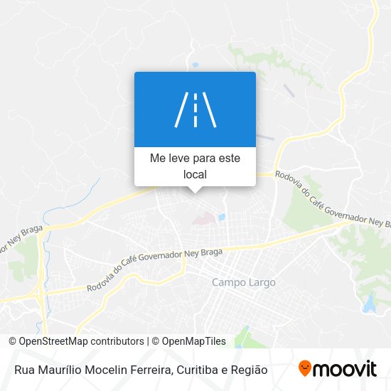 Rua Maurílio Mocelin Ferreira mapa