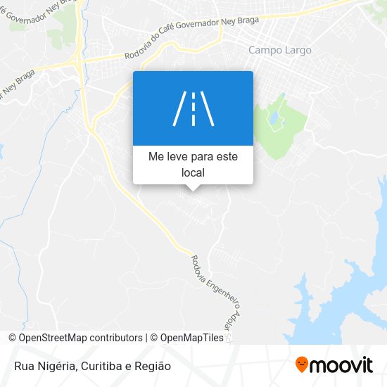 Rua Nigéria mapa