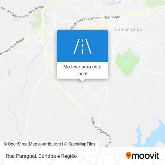 Rua Paraguai mapa