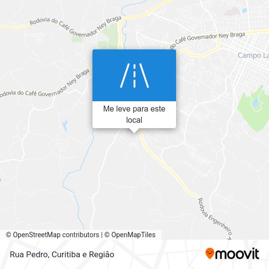 Rua Pedro mapa