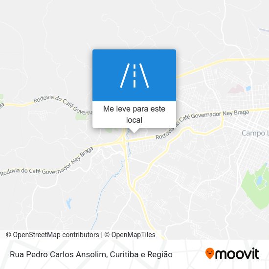 Rua Pedro Carlos Ansolim mapa