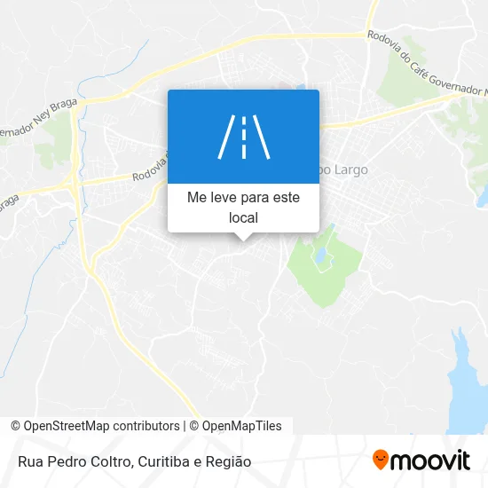 Rua Pedro Coltro mapa