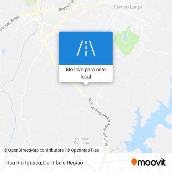 Rua Rio Iguaçú mapa