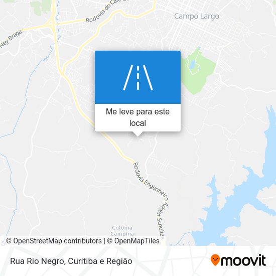 Rua Rio Negro mapa