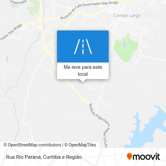 Rua Rio Paraná mapa