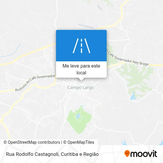 Rua Rodolfo Castagnoli mapa