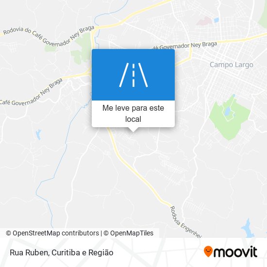 Rua Ruben mapa