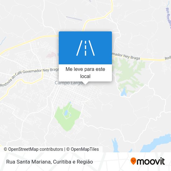 Rua Santa Mariana mapa