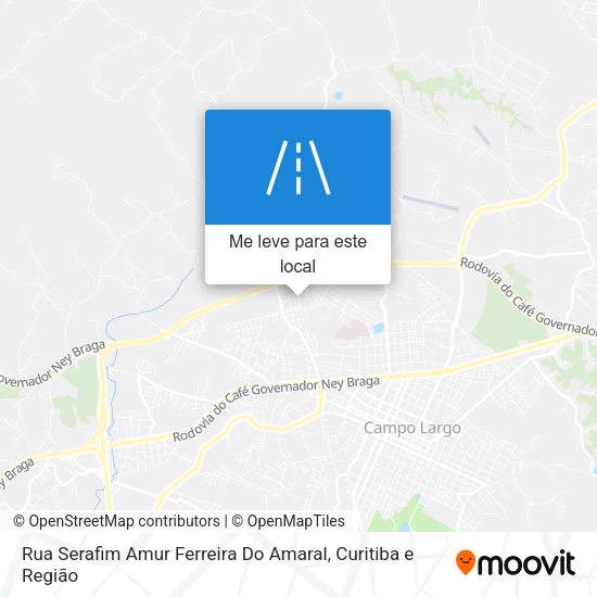 Rua Serafim Amur Ferreira Do Amaral mapa
