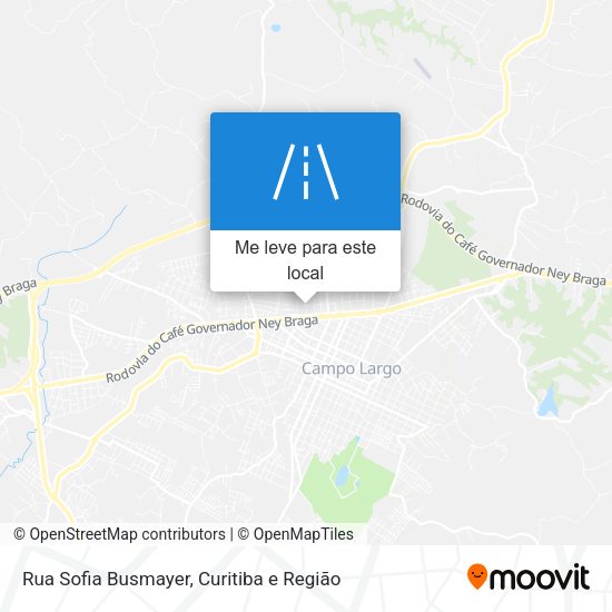 Rua Sofia Busmayer mapa