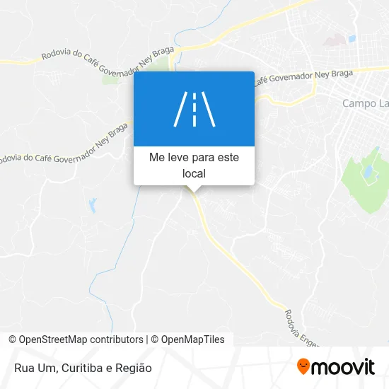 Rua Um mapa