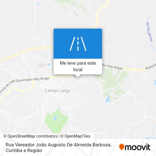 Rua Vereador João Augusto De Almeida Barbosa mapa