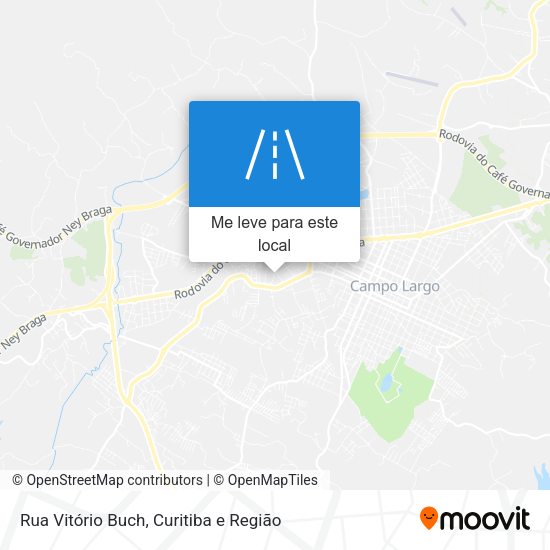 Rua Vitório Buch mapa