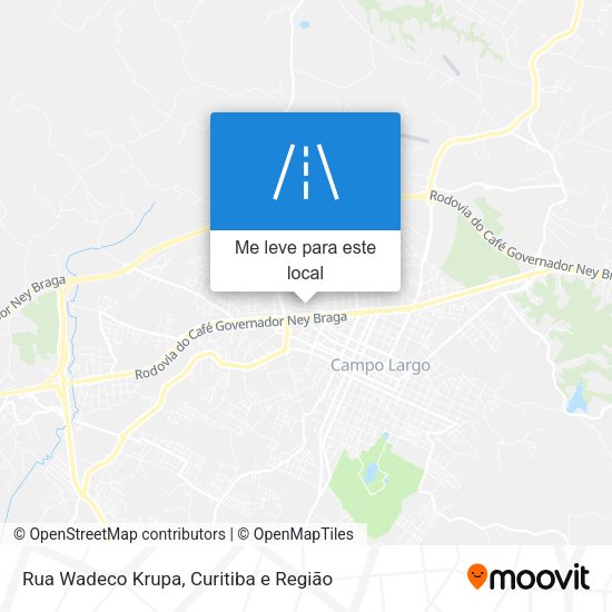 Rua Wadeco Krupa mapa