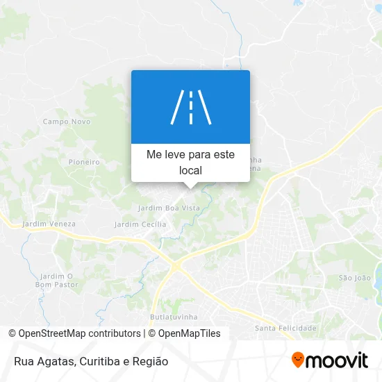 Rua Agatas mapa