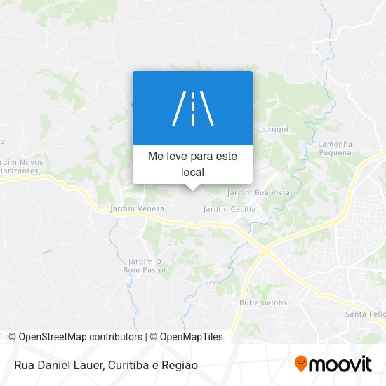 Rua Daniel Lauer mapa