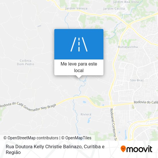 Rua Doutora Kelly Christie Balinazo mapa