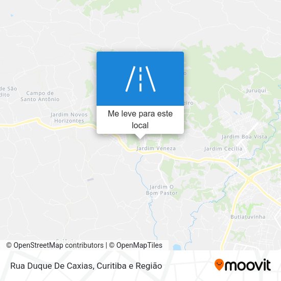 Rua Duque De Caxias mapa