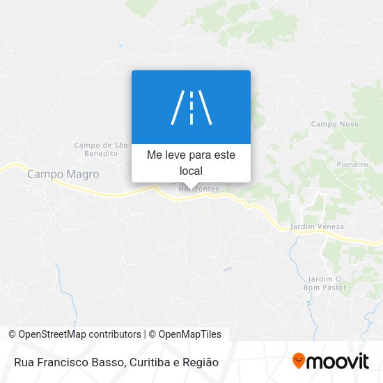 Rua Francisco Basso mapa
