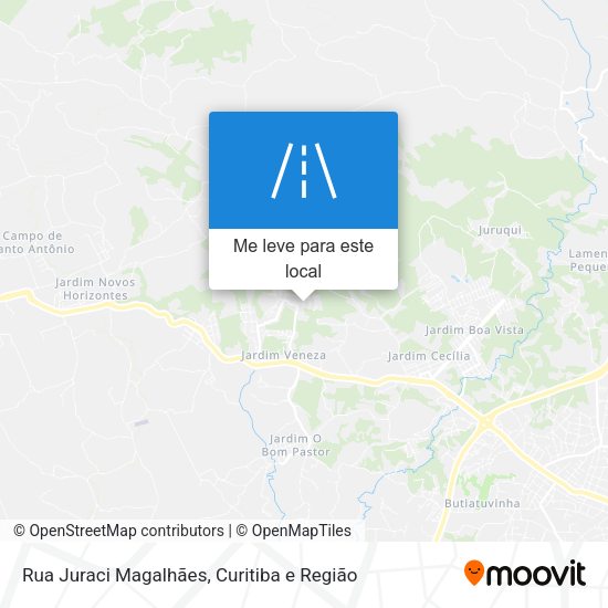 Rua Juraci Magalhães mapa