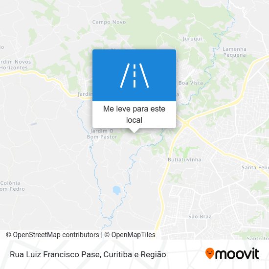 Rua Luiz Francisco Pase mapa