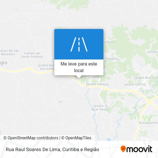 Rua Raul Soares De Lima mapa