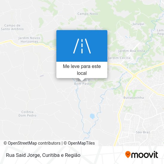 Rua Said Jorge mapa