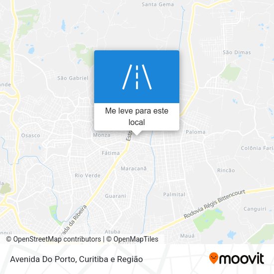 Avenida Do Porto mapa