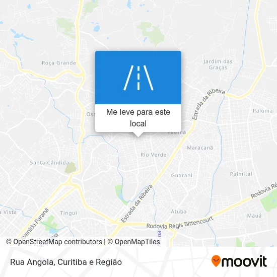 Rua Angola mapa