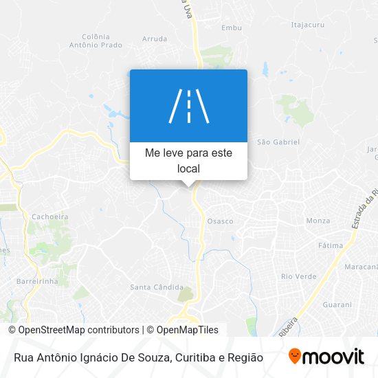 Rua Antônio Ignácio De Souza mapa