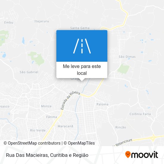 Rua Das Macieiras mapa