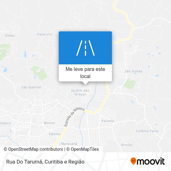 Rua Do Tarumã mapa